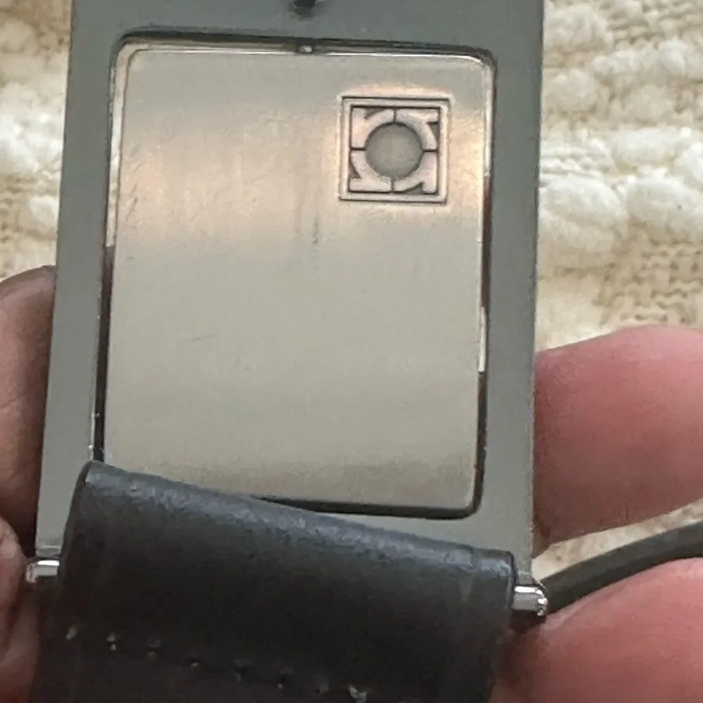 Kenneth Cole Black Leather Belt 38